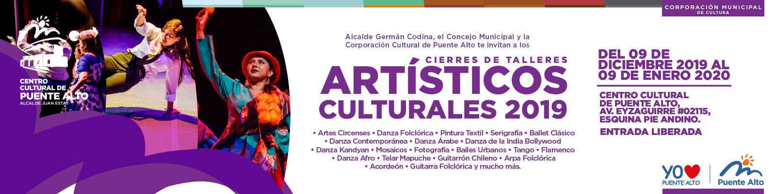 Te invitamos a conocer el trabajo de nuestros alumnos en el Cierre de Talleres 2019.